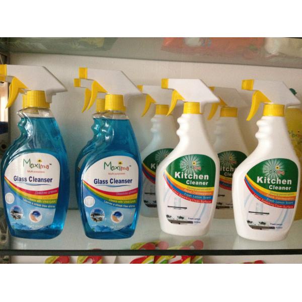 Household Glass Cleaner for daily cleaning, kicthen, window removes spots & stains