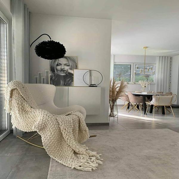 2 casa de aço da casa de campo da luz dos quartos 200m2 dos assoalhos 5