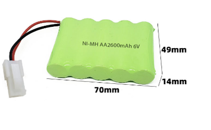 Custom Ni-MH Ni-CD Rechargeable Battery Pack 2.4v-24v Sizes for Home Appliance Applications Sub C AA AAA