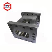 Pc Plastic Extruder 85mm Twin Screw Extruder Machine Parts Feeder Screw Barrel 67.8mm Center Distance
