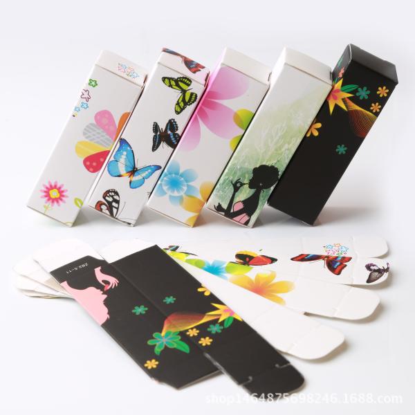 350g white cardboard Lipstick tube color box packaging Four-color printing cosmetic package