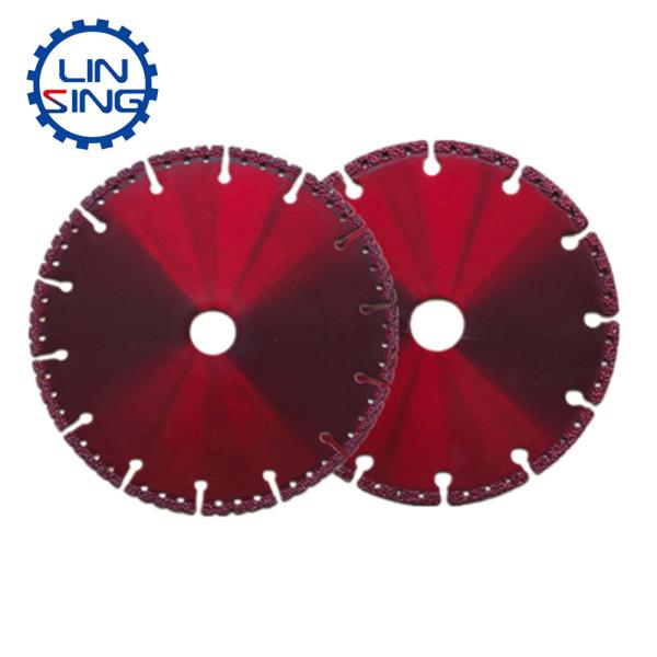 Diamond Powder Alloy Steel Travertine Cutting Diamond Blade with 0.472in Edge Height