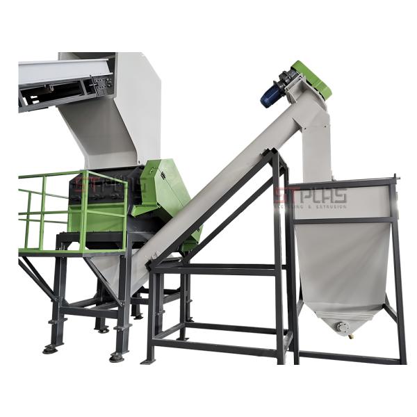 OEM Plastic Bottle Crushing Machine / Plastic Recycling Granulator 3-5T/H