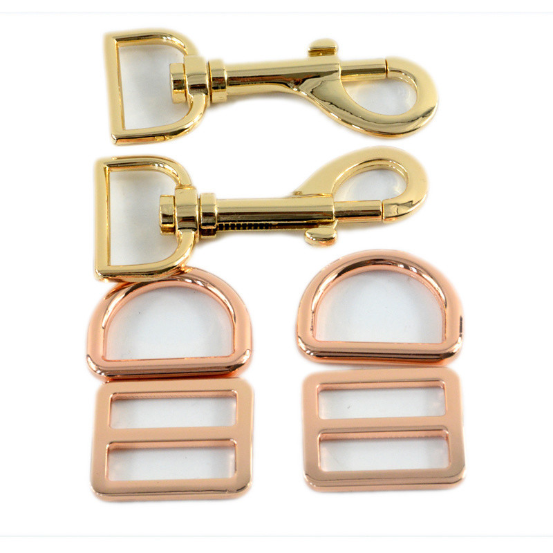 25mm Gold Swivel Dog Snap Hook Custom Zinc Alloy Metal Dog Hook SDR567 Plating Chrome