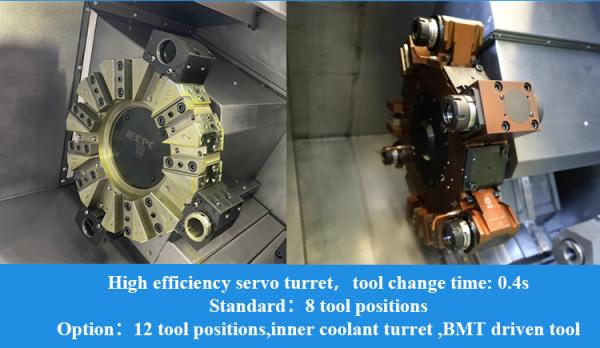 CNC Lathe IT35L Metal Horizontal CNC Lathe Machine Max. Swing Over Bed 580mm SMTCL Slant Bed CNC Lathe