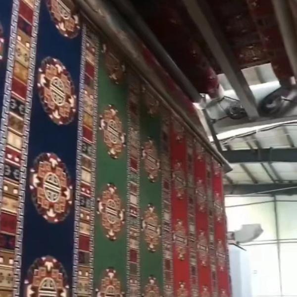 Jute or PP Backing Customized Patterns Mosque Prayer Carpet for Muslim Mosque 4*25 Roll