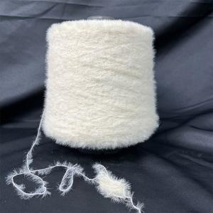 1.3cm NM12 fil de plume en nylon blanc optique pour tricotage de pulls et de