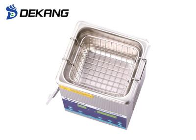 1.3 Liter 60W Mini Dental Ultrasonic Cleaner Lab Steam With Heater Timer Digital Control