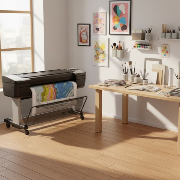 New HP DesignJet T1700 Pigment Inkjet Printer 44-Inch Multifunction for High-Resolution H P 1-year Warranty Inkjet Printer