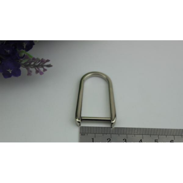 Small metal fitting supplier provide 20mm detachable metal D ring buckle for leather bags