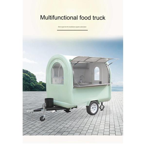 220v Voltage Towable Food Trailer with Integrated Design and Full Kitchen