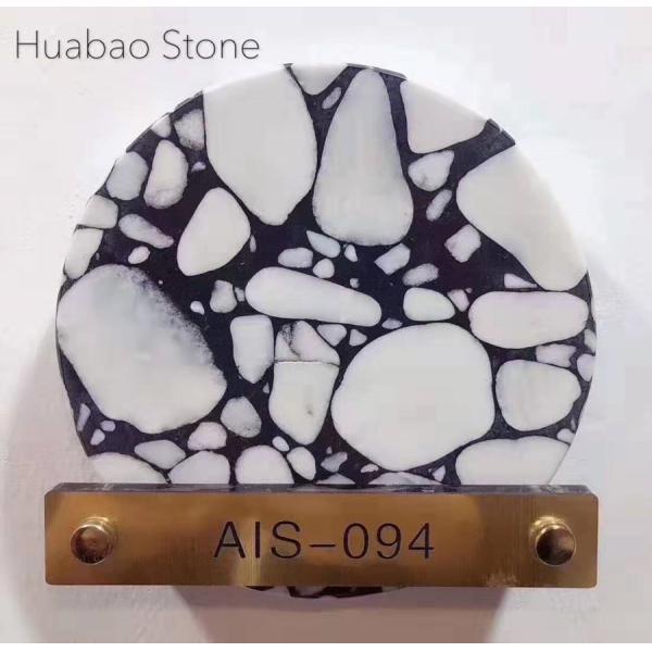Low water Absorption Flamed Terrazzo Tiles 600x600mm 300x600mm used indoor outdoor