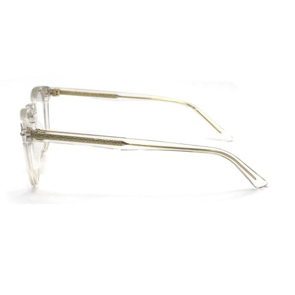 AD015 Round Acetate Optical Frame with Customized Features for Fashion Forward Looks