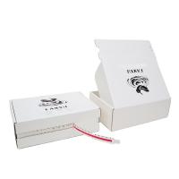 Carton papier recyclé boîte de messagerie fermeture à glissière boîte à bandes lacrymales boîtes d'emballage
