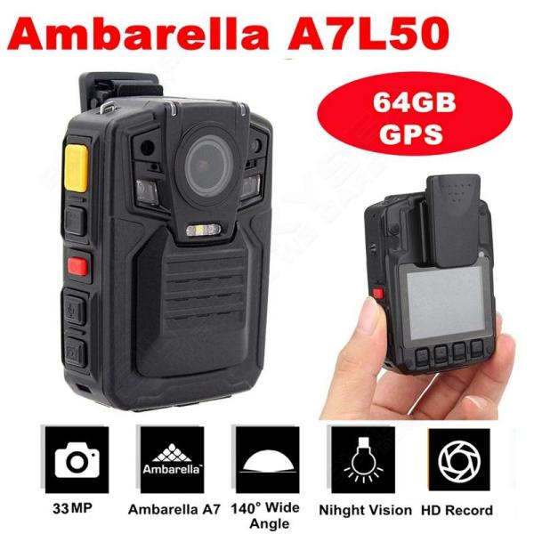 bobinas 33MP infravermelhas câmeras WIFI do corpo do desgaste da aplicação da lei multi - função