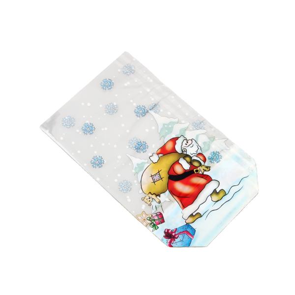Sacos de doces de Natal recicláveis Bolsas de aniversário Bolsas de festas de aniversário Bolsas de roubo 100 Pcs