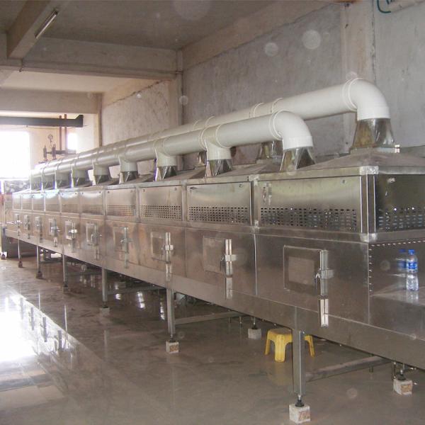 Herb Industrial Microwave Drying Equipments Sterilization Wearproof 24KW