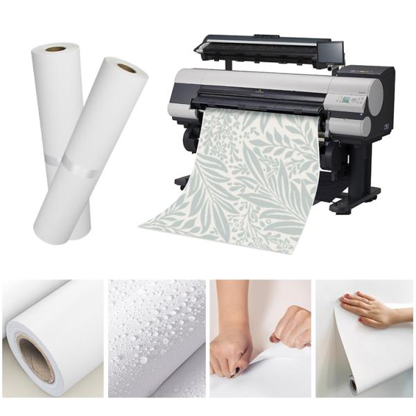 Латекс Эко растворитель чернила 350гсм самоклеящийся полиэстер стенной ткани холст