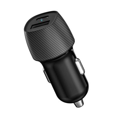 18W USB A Quick Charge Car Charger Adapter Type C For Iphone 12 4.8A 5V