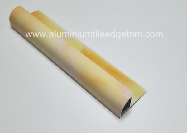Aluminium Tile Corner Trim , Bathroom PVC Corner Beading For Tiles Anti Corrosion