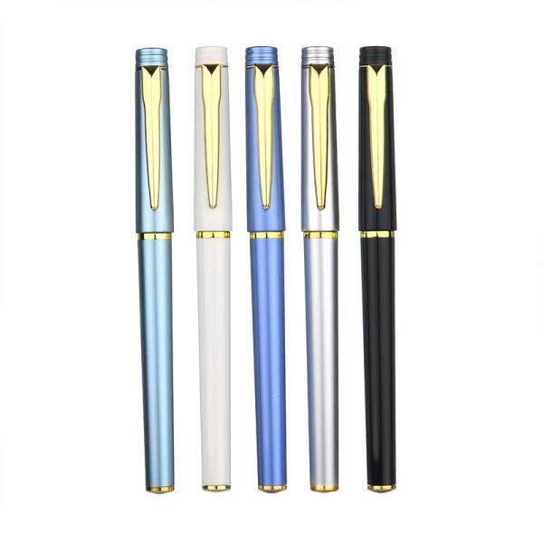 Office Business Metallic Gel Pen Smooth Writing Neutral Pen Custom Logo