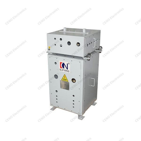 High-Power Slip Ring with Rugged Sealed Cabinet Design for Continuous Rotation
