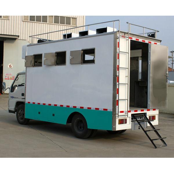 Customized JMC Mobile Cooking Trucks , Street Food Truck For Dessert / Cafes / Boissons