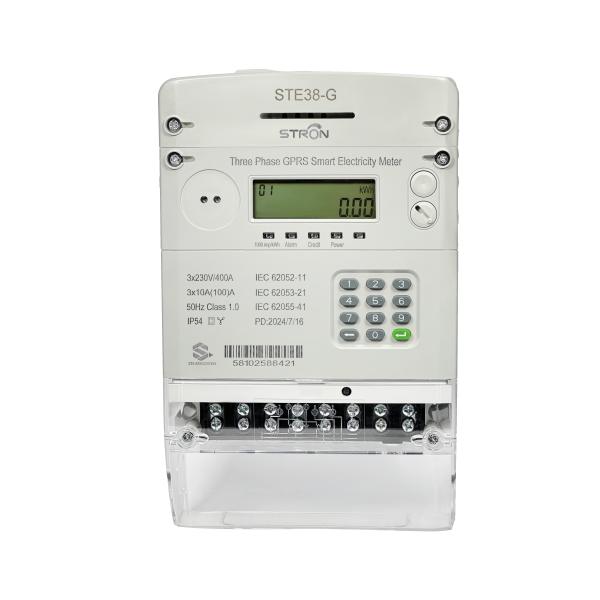 Split Keypad Smart Prepaid Electricity Meter with Keypad Input Way and 30 V/m RF Immunity Rating