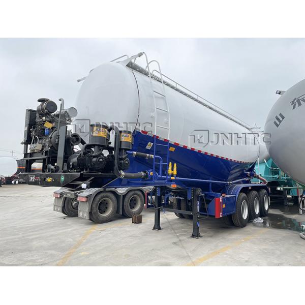 3 Axle Heavy Duty Semi Trailers Cement Bulk Carrier 50 CBM