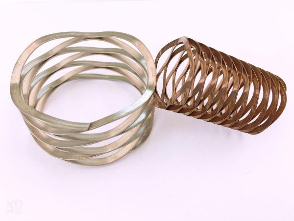 Free Sample Multi Turn Wave Springs For Mechanical Seal , Wave Disc Spring Washer