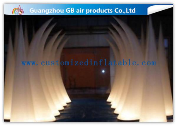Inflatable Ivory Christmas Lights Decorations With LED Light For Holiday / Party