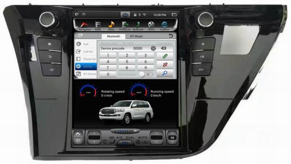 Ouchuangbo 12.1 inch Vertical Screen Tesla Style android 6.0 for  Toyota Corolla 2015 with 1024*678 Quad Core Radio