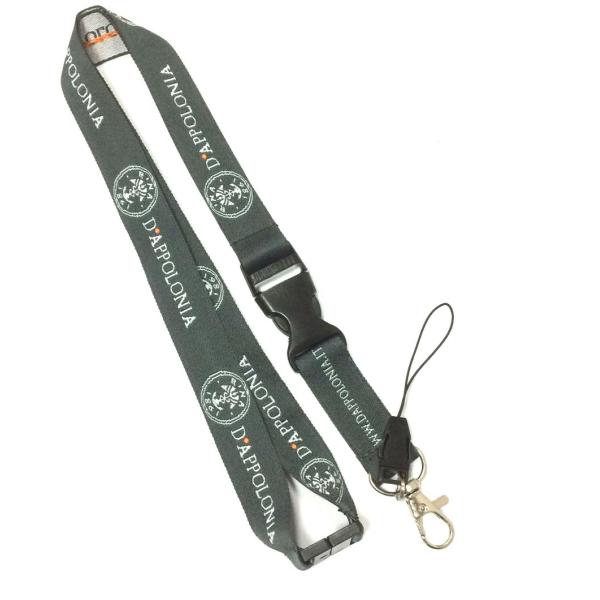 Neck Lanyards For Id Cards / Cell Phone Holder , Promotional Safety Neck Lanyards