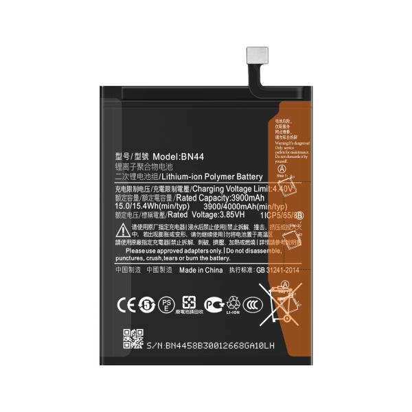 Stock et double IC Protection BN44 Batterie pour le Xiaomi Redmi 5 Plus 4000mAh 3.85V