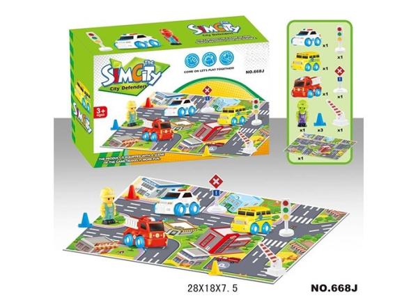 Pretend Play Kids Toy Vehicles Push And Go Friction Powered Car Toys