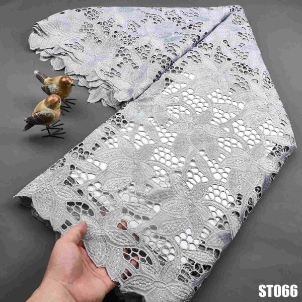 Factory Direct Sales Wholesale Price 3D Lace Fabric Bridal Unique 100% Polyester Water Soluble Cord Lace GUIPURE Fabric