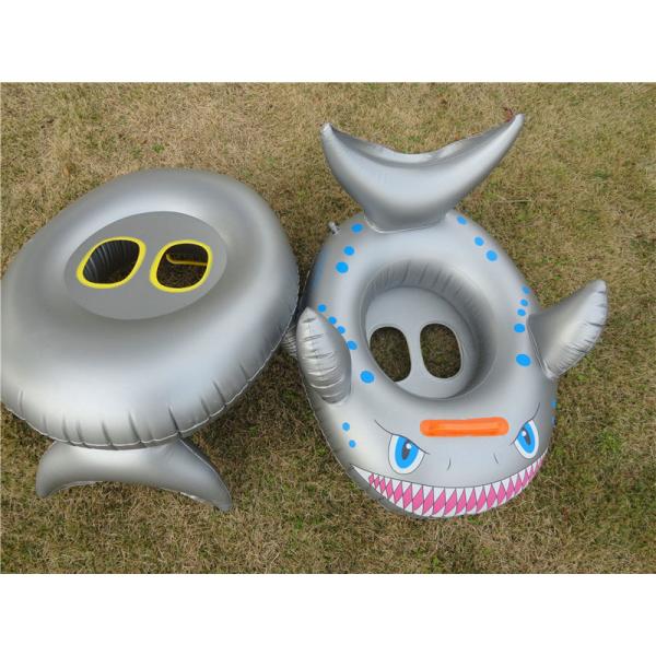Fun in the Sun Swimming Pool Shark Float Ring Tubes for Kids Age Range 2 to 4 Years