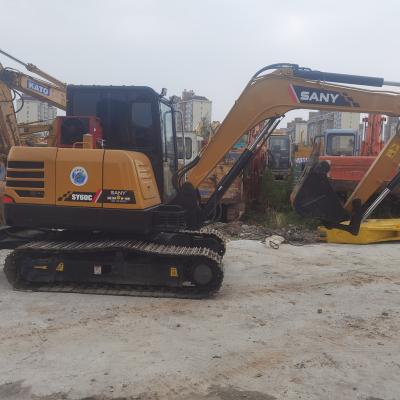 High Performance  Sany SY60C Excavator 6TON 0.3 Bucket Capacity 40.5 Power