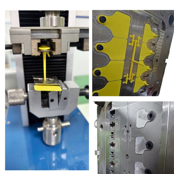 High Precision RFID Animal Ear Tag Mold with Long Mold Life and Multi-Cavity Design for Livestock Identification
