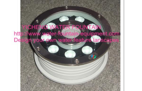 160mm Aluminum Casting Stainless Steel LED Underwater Fountain Lights 5 - 27W
