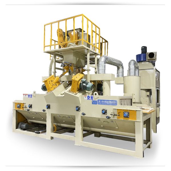 Dustless Shot Blasting Machine Deflashing / Descaling / Stripping 11kw