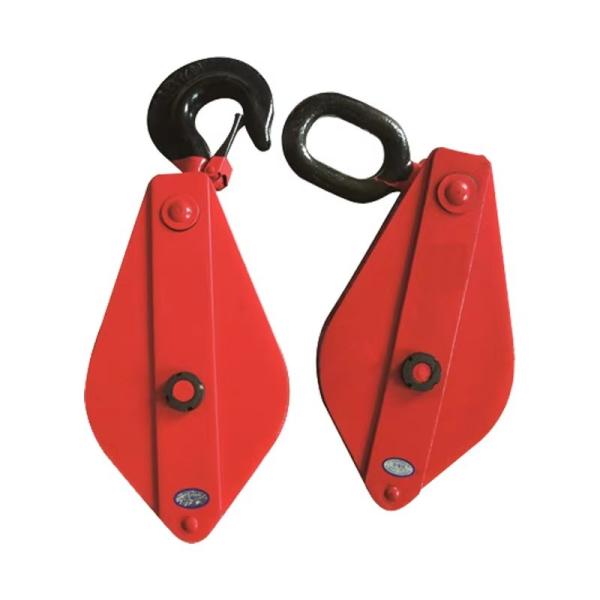 Heavy Duty Double Sheave Snatch Lifting Pulley Block With Hook 2T