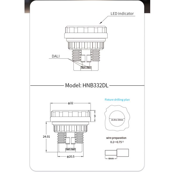 Zhaga Book20 Based CASAMBI BLE Mesh Fixture Controller, DALI-2 Output