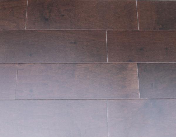 Chinese Maple Engineered Hardwood Flooring, color  cappuccino with semi-gloss