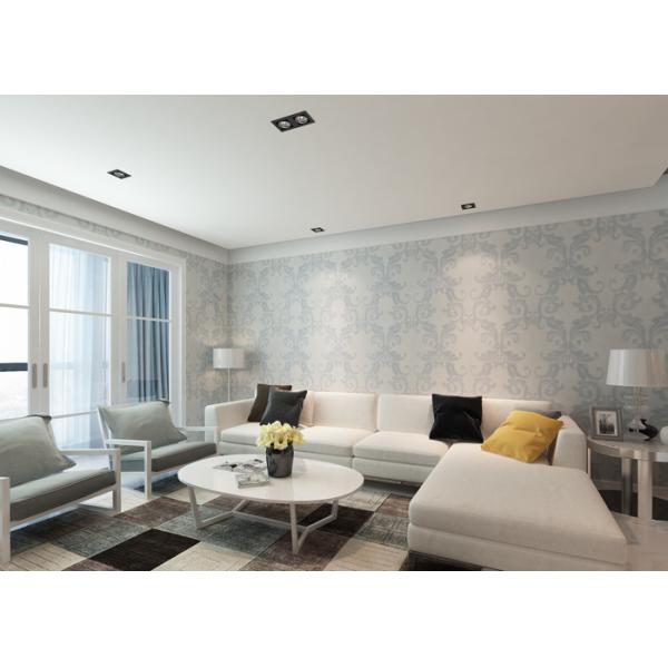 Обои белой картины цвета слоновой кости штофа викторианские для внутреннего худо