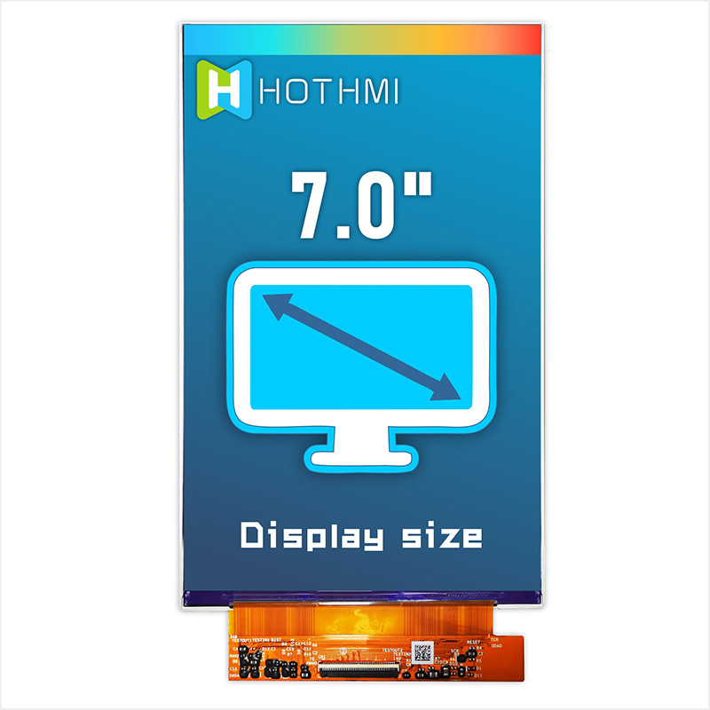 MIPI-4L взаимодействуют 7,0 дисплей HX8279 дюйма 1200x1920 IPS TFT LCD