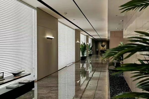 Smart Bedroom Shangri La Curtains Horizontal Pattern Ployester Material