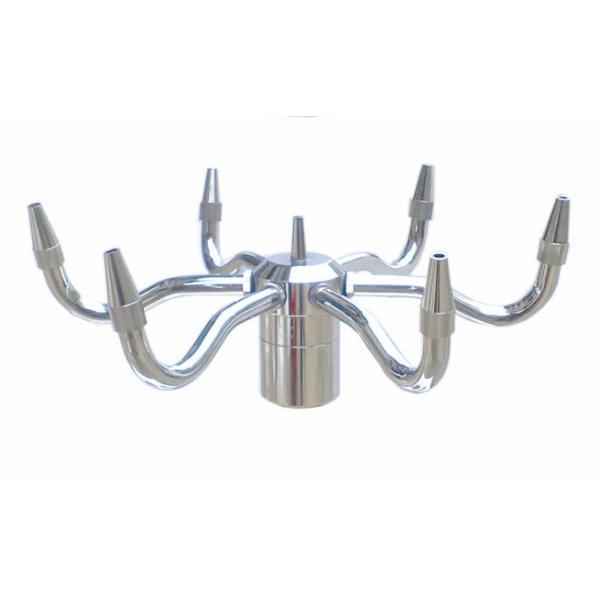 Brass Chrome Pirouette Fountain Jet Nozzle Fountain Spray Head Pond Fountain Nozzles