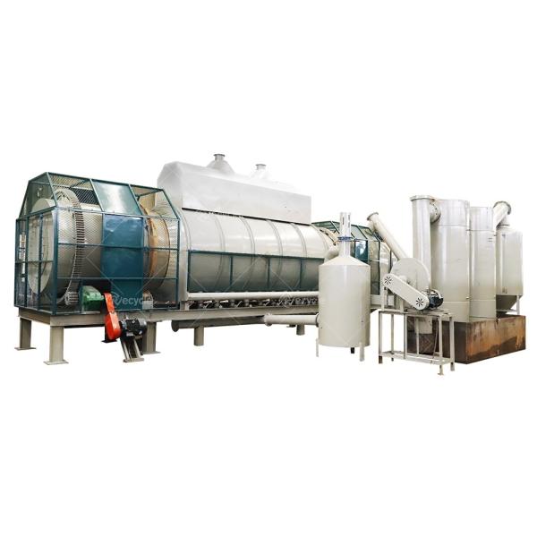800-1500 kg/h Máquina de decoração de tintas UBC / Forno de remoção de tintas de latas de alumínio