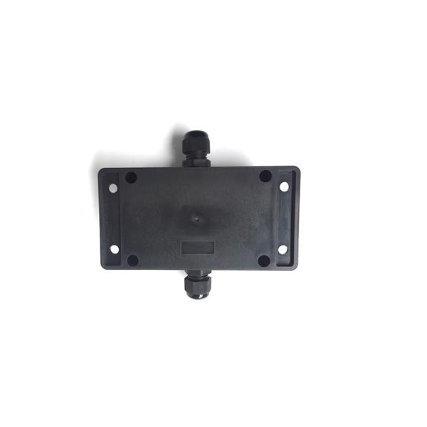 Black Outdoor Waterproof Cable Connector Junction Box With Terminals Electrical Wire Connection